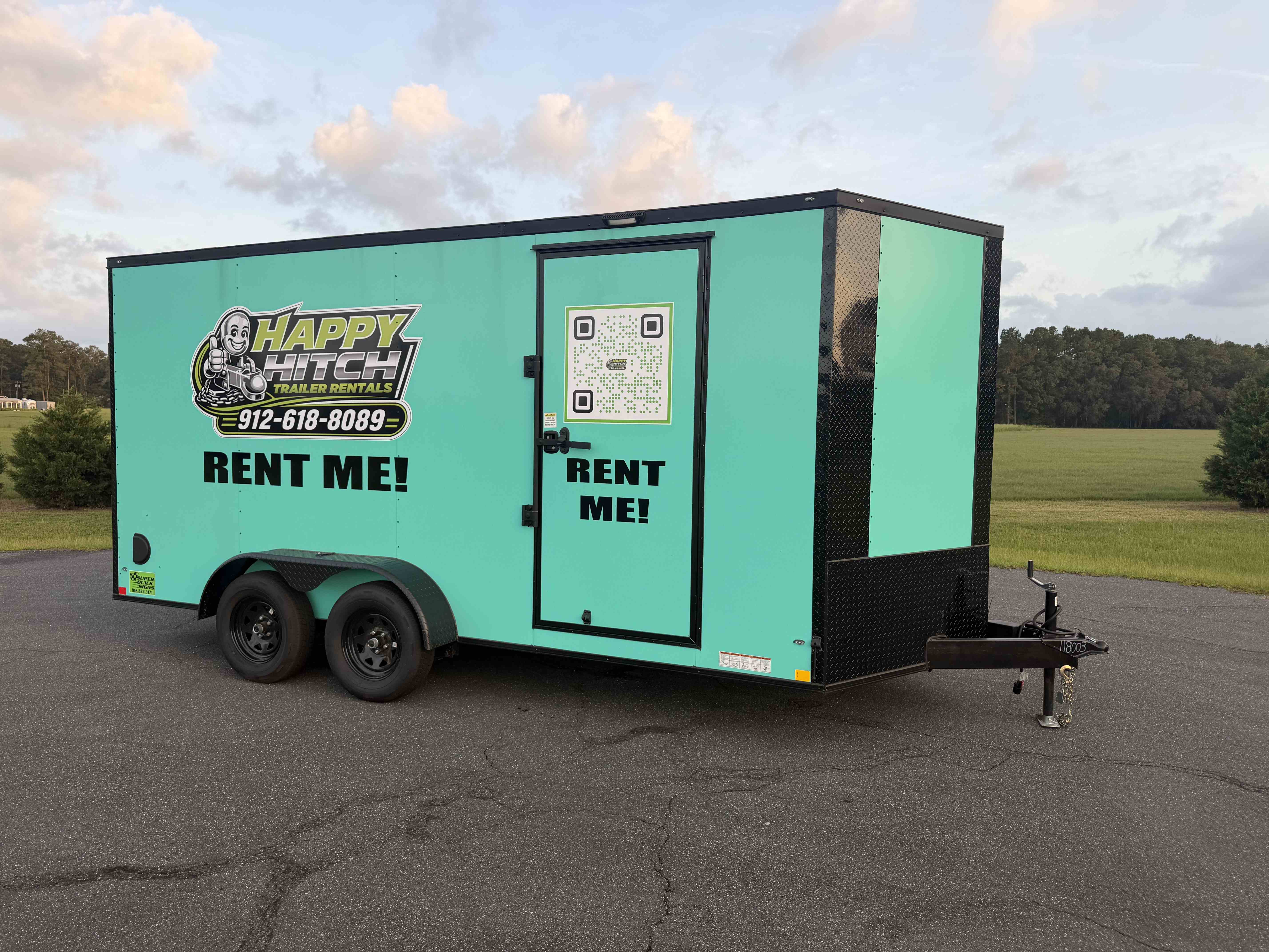 7x16 Enclosed Trailer rental in Ellabell, GA
